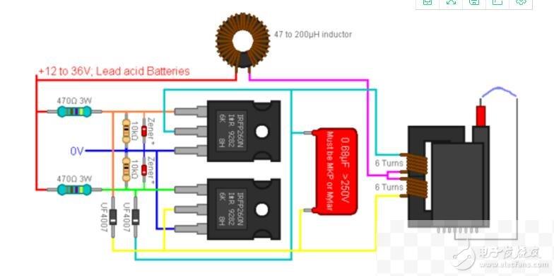 如何自制最简单zvs升压电路图?其操作步骤解析